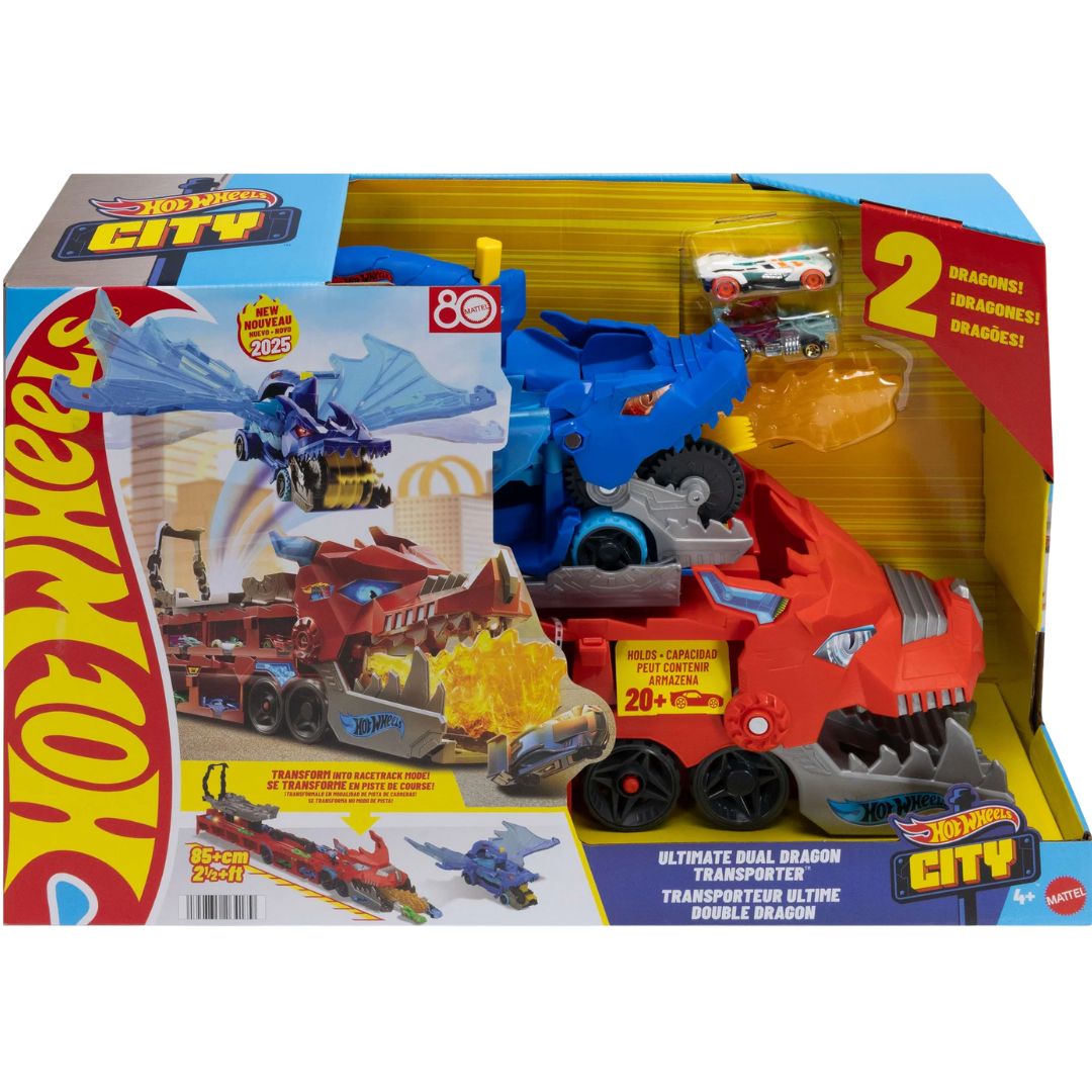 Mattel Hot Wheels City Ultimate Dual Dragon Hauler