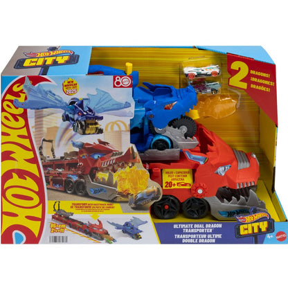 Mattel Hot Wheels City Ultimate Dual Dragon Hauler