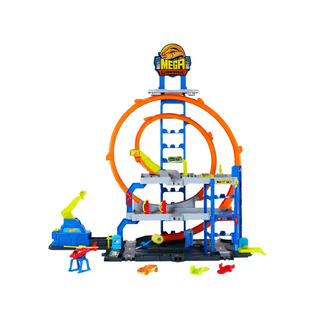 Hot Wheels Mega Loop Garage Playset