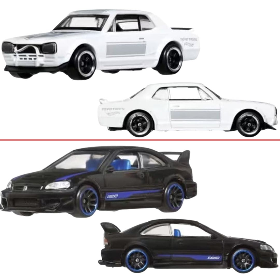 Mattel Hot Wheels Streets of Japan Multipack DieCast