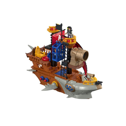 Imaginext Shark Bite Pirate Ship Playset