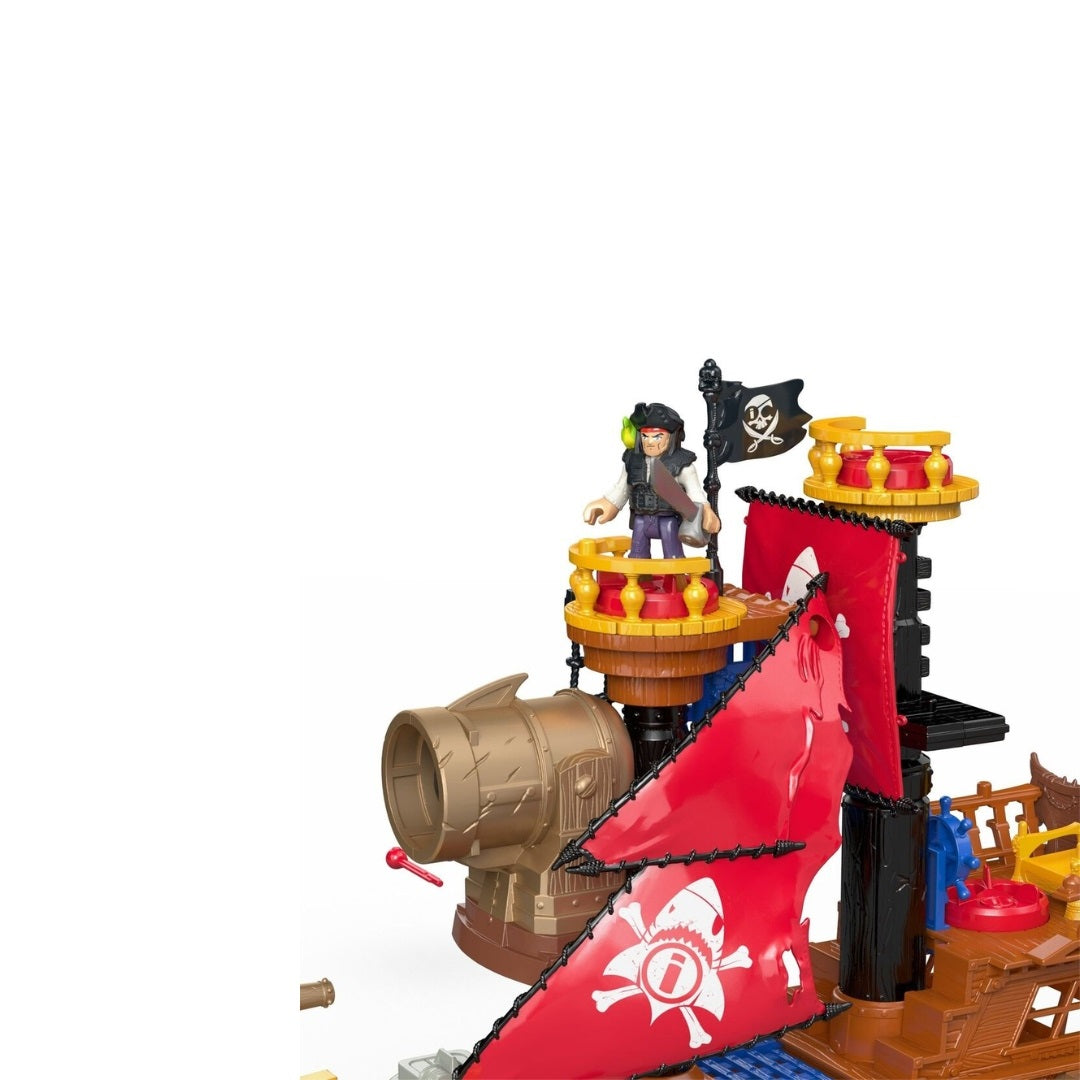 Imaginext Shark Bite Pirate Ship Playset