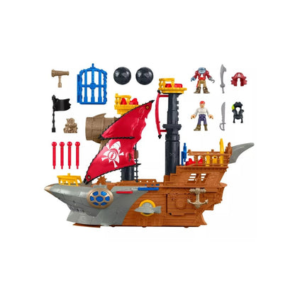 Imaginext Shark Bite Pirate Ship Playset