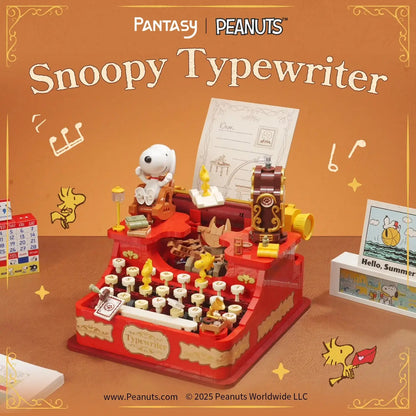 Pantasy Snoopy Typewriter Brick Building