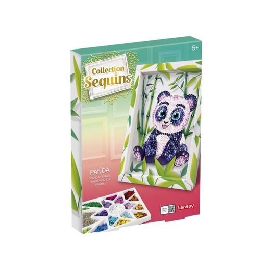 Lansay Sequin Collection Panda Creative Toy