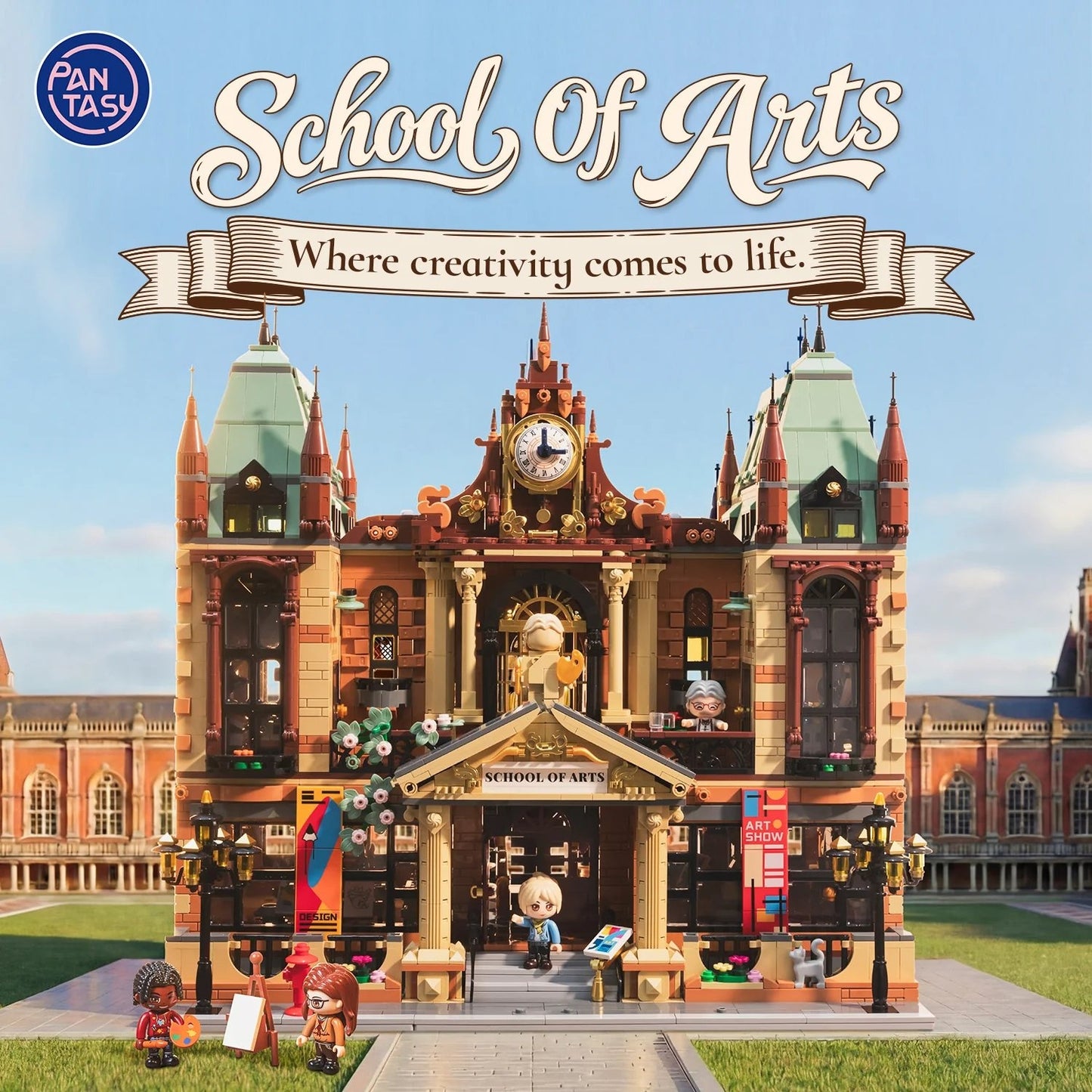 Pantasy School of Arts Modular Brick Building