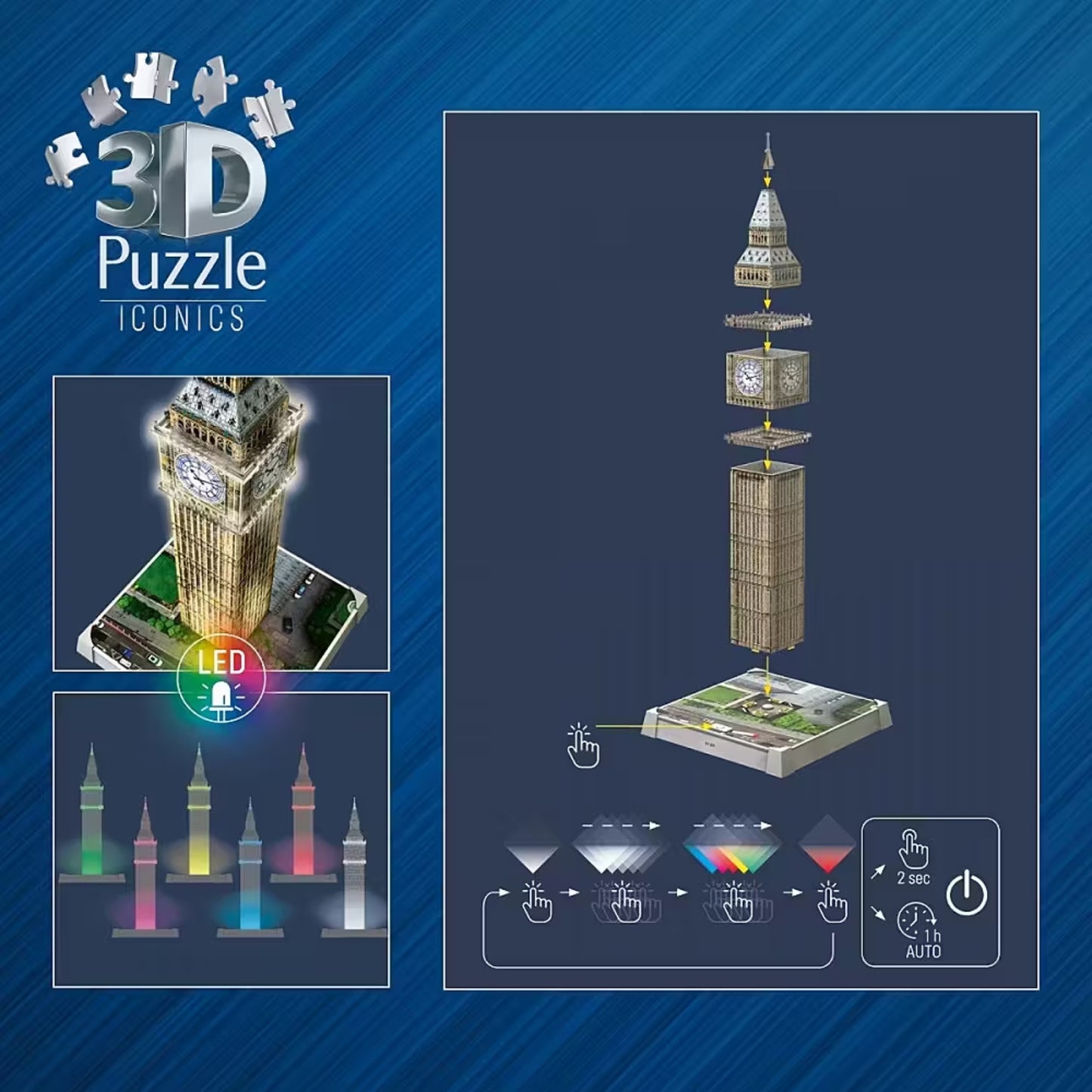 Ravensburger Big Ben 3D Puzzle - 345 Pcs