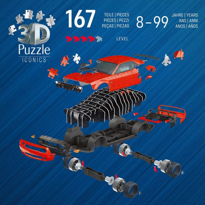 Ravensburger Dodge Challenger 3D Puzzle - 167 Pcs