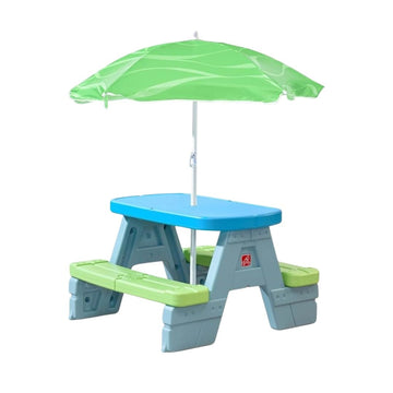 Step2 Sun & Shade Picnic Table with Umbrella
