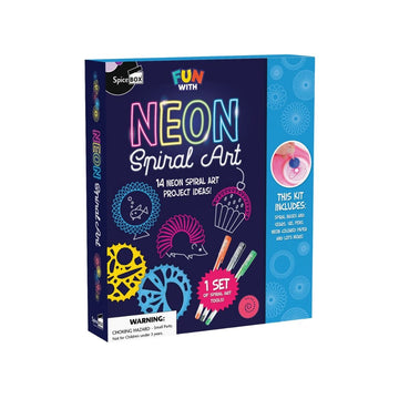 SpiceBox Neon Spiral Art Set