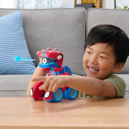 Jazwares Marvel Spidey and His Amazing Friends Spidey-Rex Racer