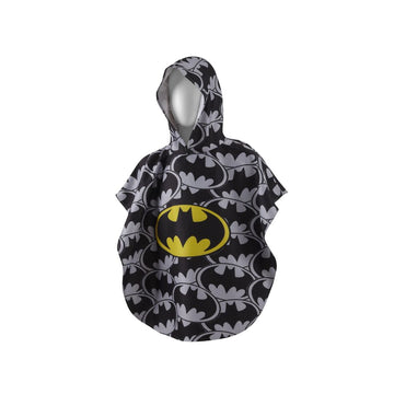 Slipstop Batman Poncho Towel - Black/Grey