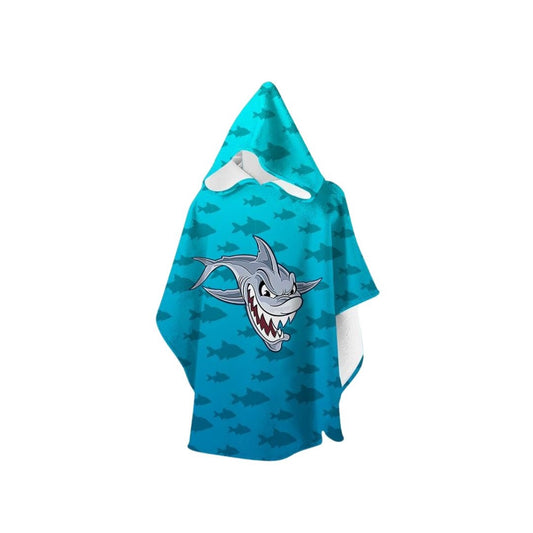 Slipstop Blue shark Poncho Towel