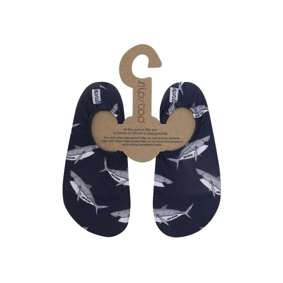 Slipstop Shark Slippers Berko Navy Sea Shoes