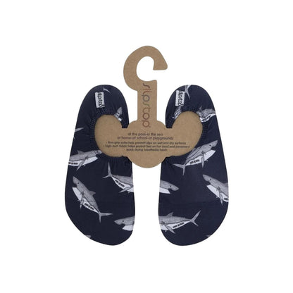 Slipstop Shark Slippers Berko Navy Sea Shoes