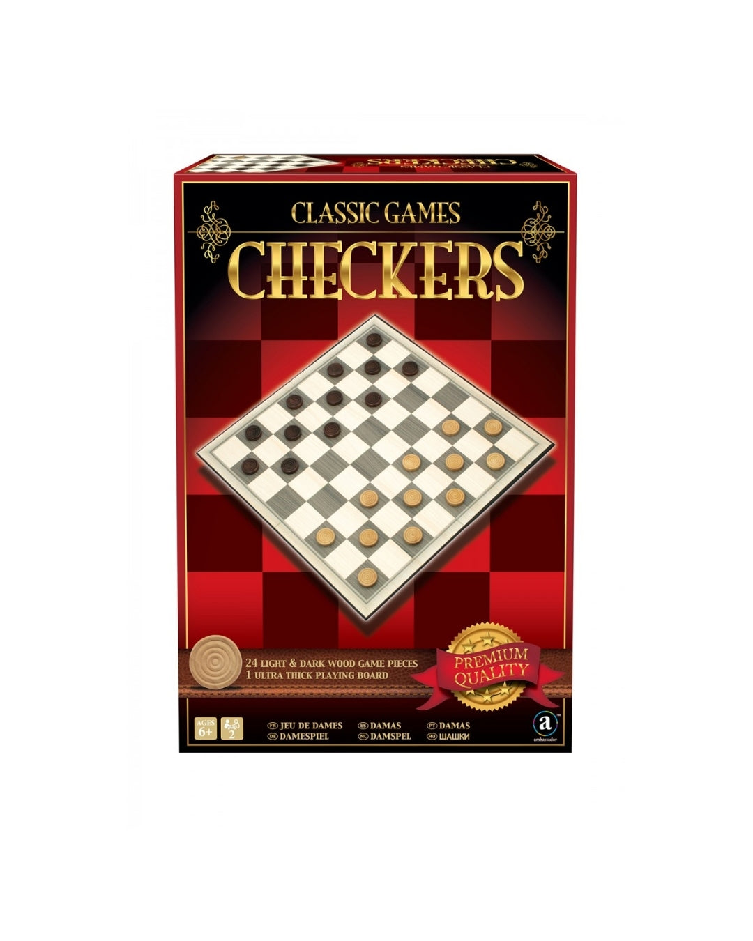 Ambassador Classic Games Checkers