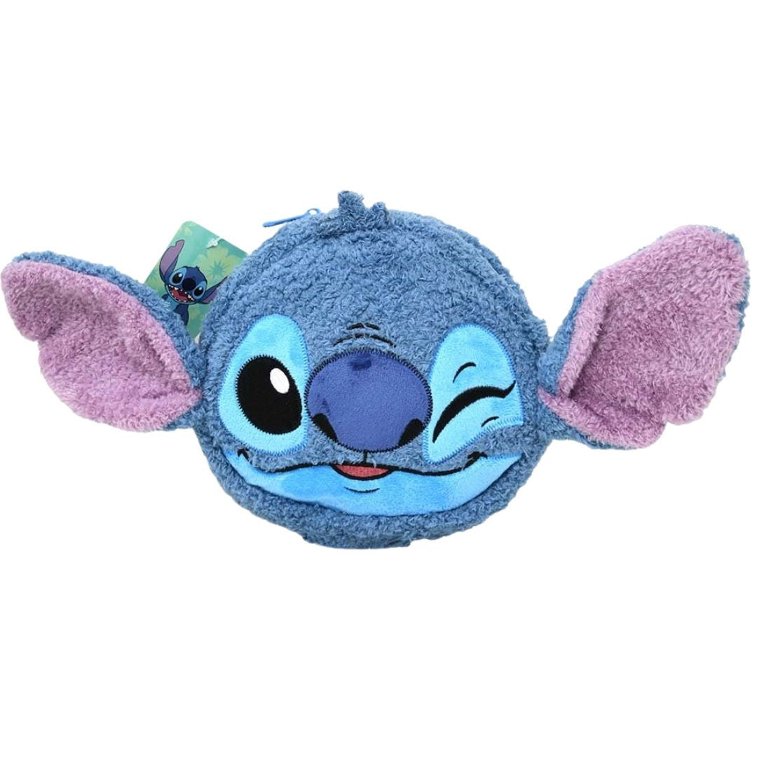 Stitch Chenille Plush Cosmetic Bag