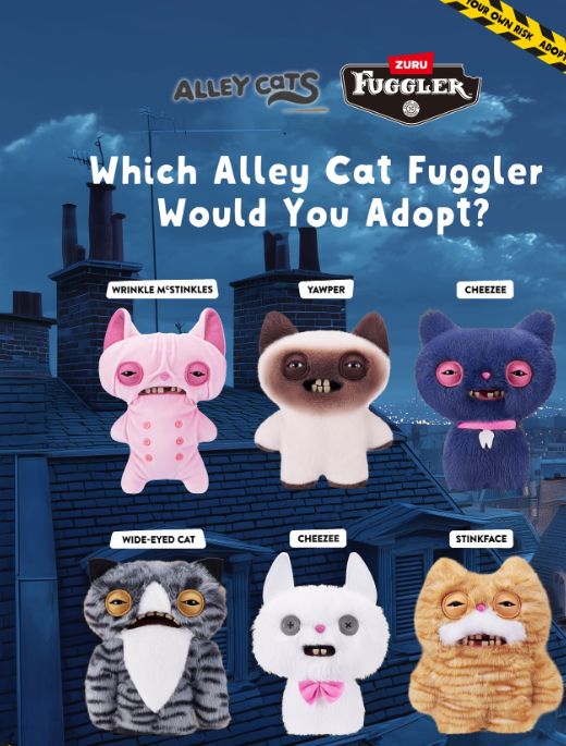 Zuru Fuggler Alley Cats Series