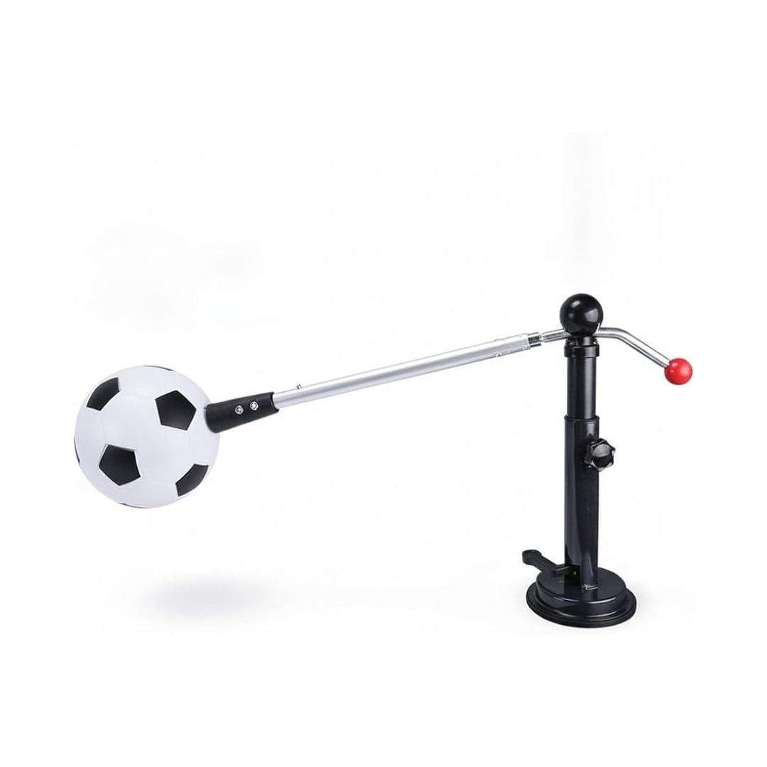 Master your ball control and kicking skills with the 360° Rotating Independent Soccer Trainer! Features a secure suction base for solo practice anywhere.