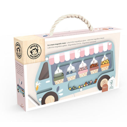 Speedy Monkey Ice Cream Magnetic Maze