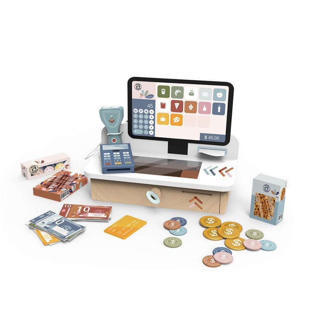 Speedy Monkey Wooden Cash Register