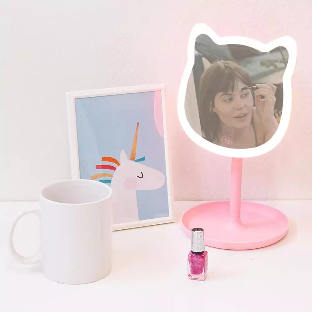 Nice Pink It Pocket Mirror