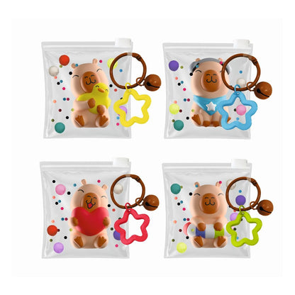 Trendhaus Capybara Mini-Squishy Keychain