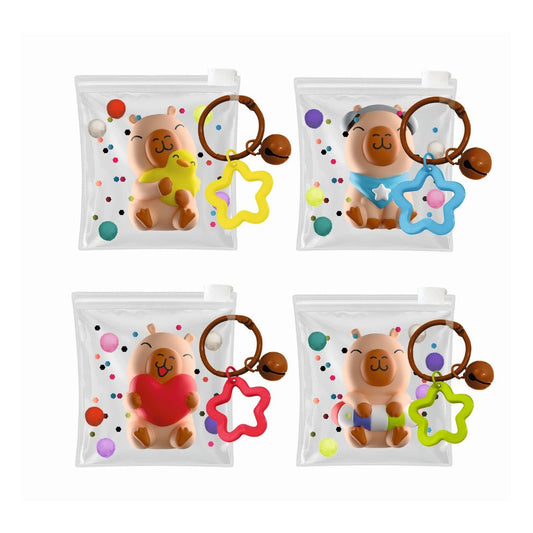 Trendhaus Capybara Mini-Squishy Keychain