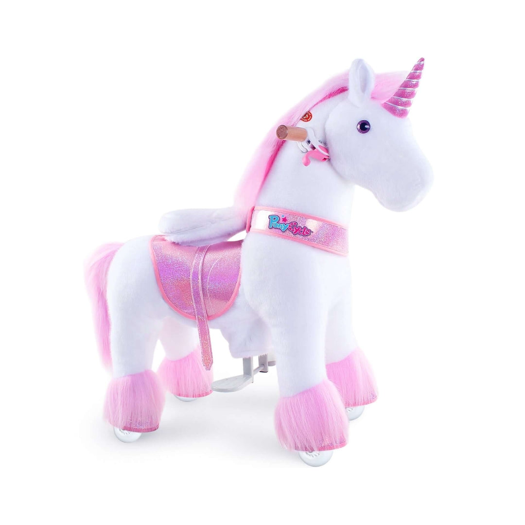 Ponycycle Model U Riding Pink Unicorn (3-5 Years)
