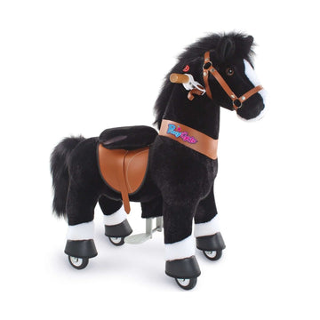 Ponycycle Model U Riding Black Horse - 3-5 Years