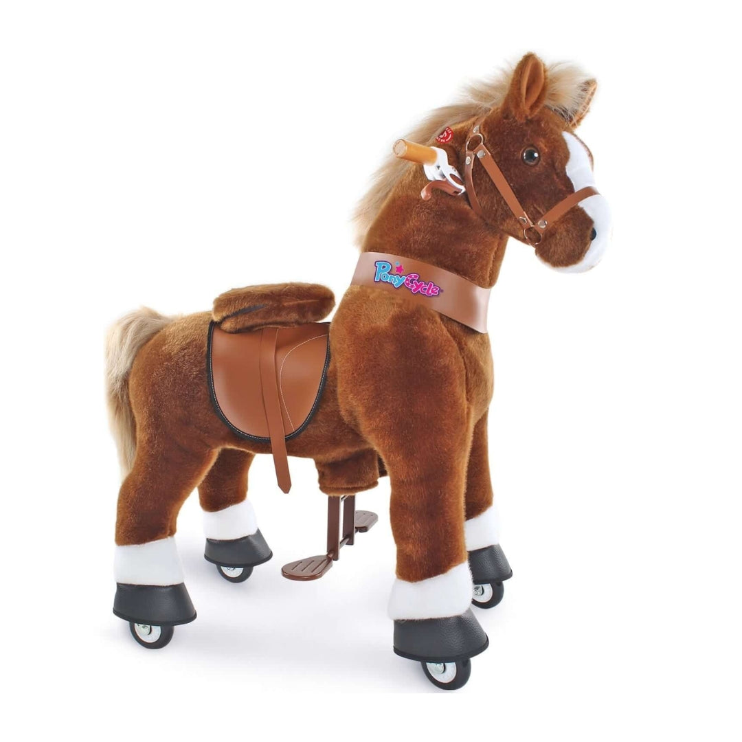 Ponycycle Model U Riding Dark Brown Horse (4-9 Years)
