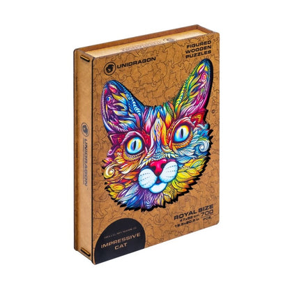 Unidragon Cat Wooden Puzzle