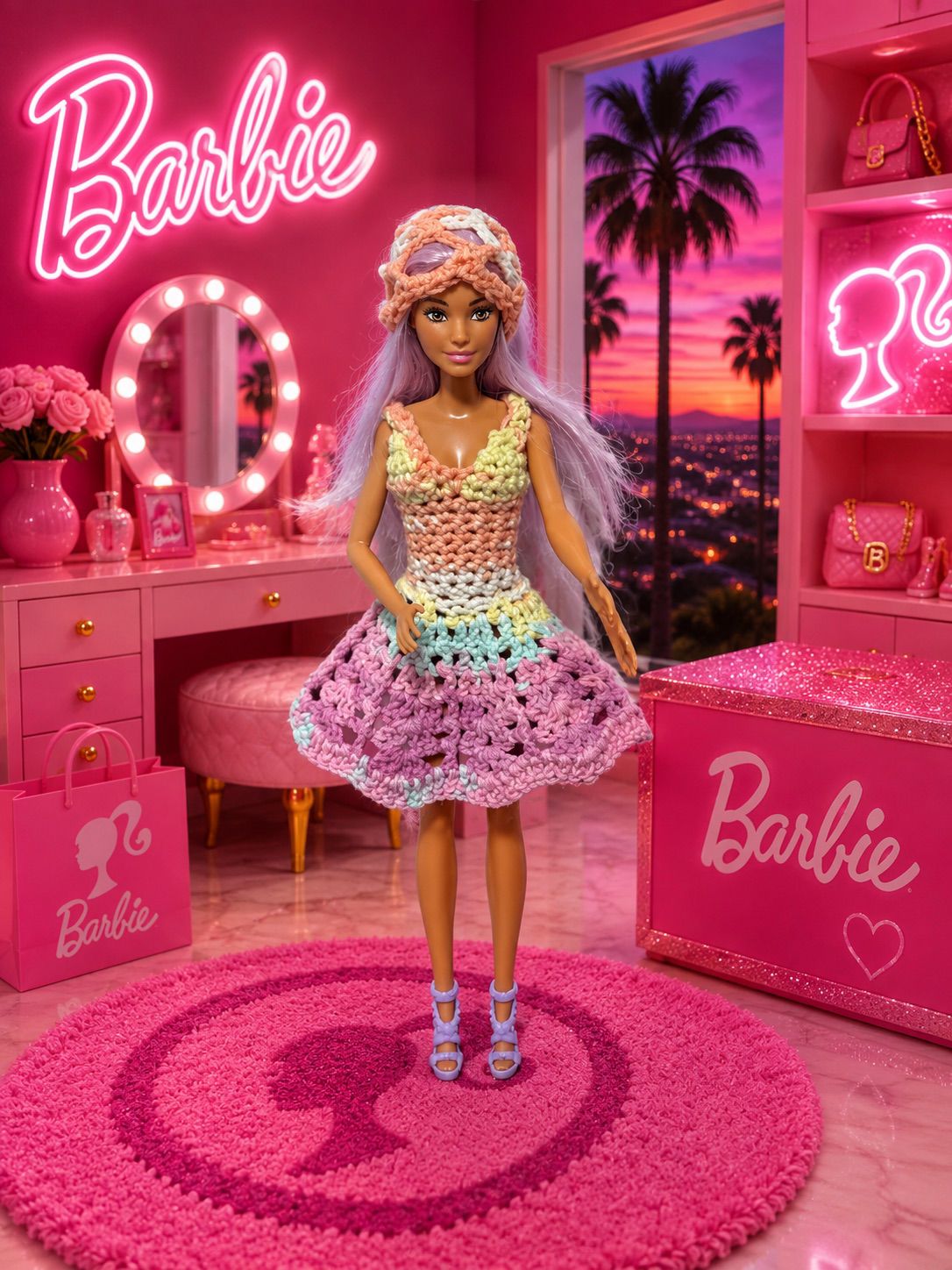 LéArts Handmade Doll Outfit (Multicolor)