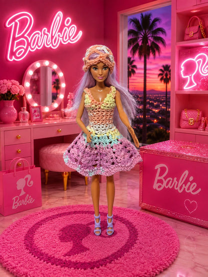 LéArts Handmade Doll Outfit (Multicolor)