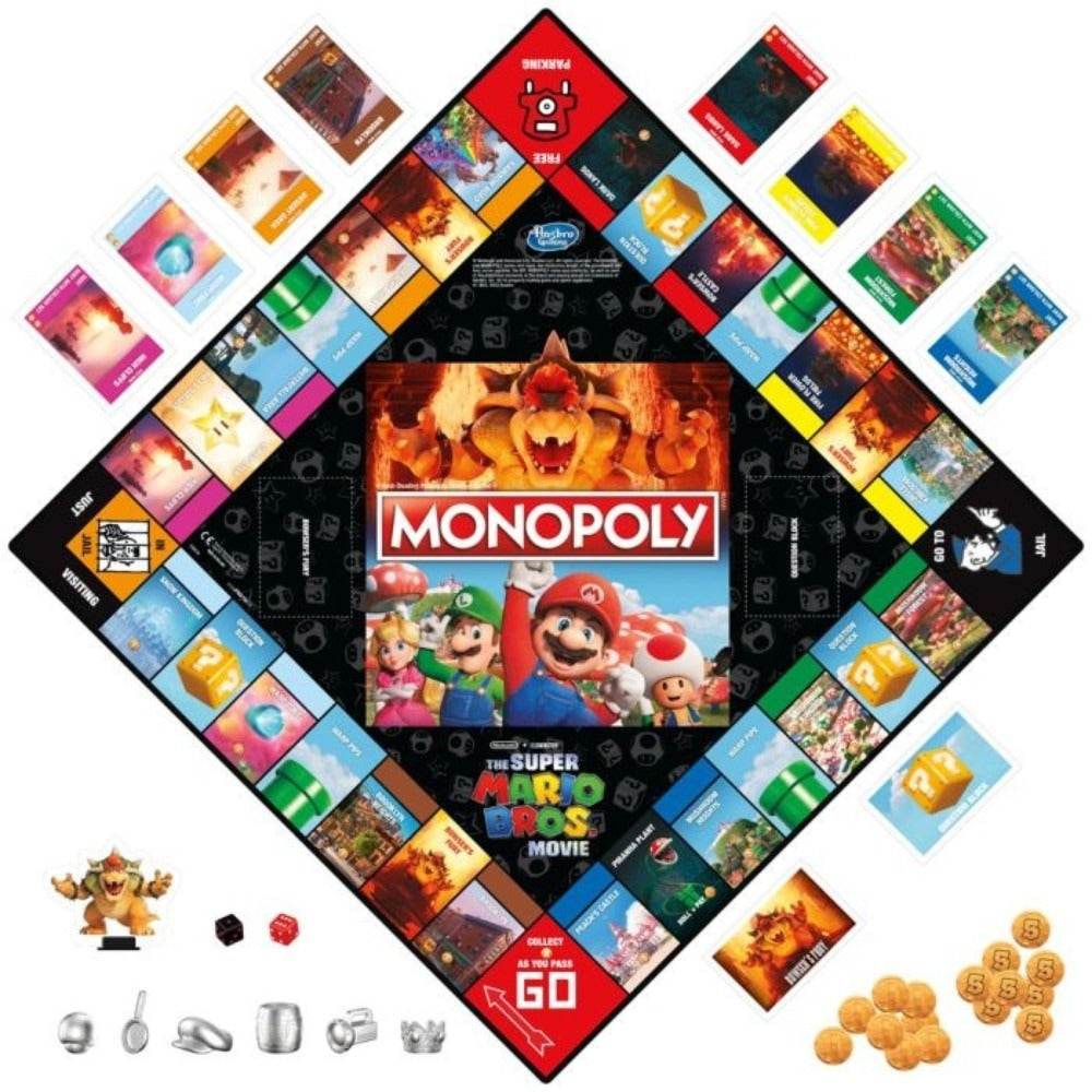 Board Game Monopoly Super Mario Movie