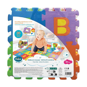 Tmimi Alphabet & Numbers Foam Puzzle Mat