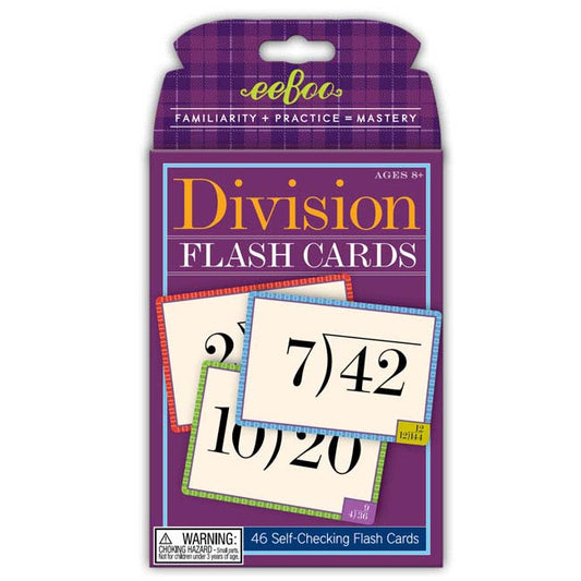 Division Flash Cards