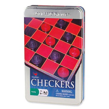 Cardinal Checkers In A Tin