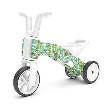 Chillafish Bunzi Green Balance Bike and Tricycle