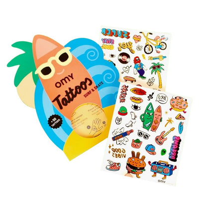 Omy Surf And Skate Temporary Tattoo