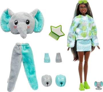 Mattel Cutie Reveal Barbie Jungle Friends Series - Elephant