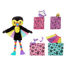 Barbie Cutie Reveal Jungle Series Toucan Doll