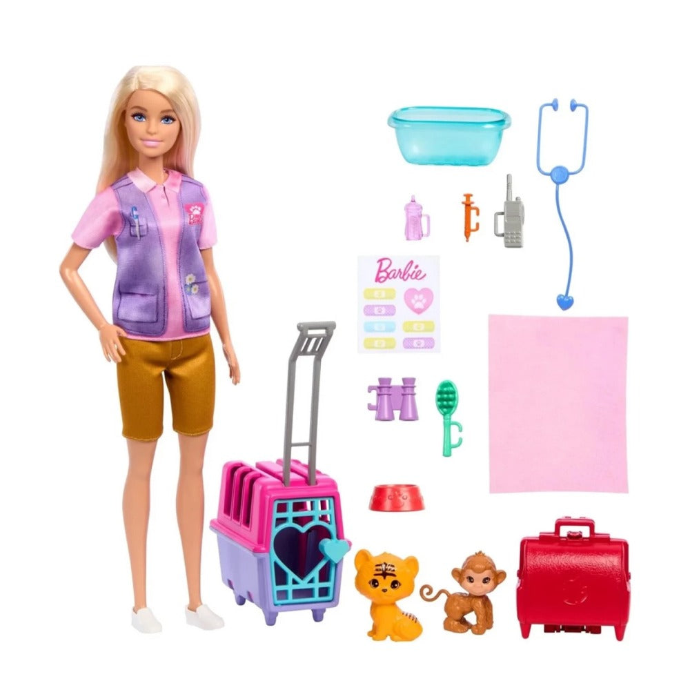 Mattel Barbie Animal Rescue & Recover Playset