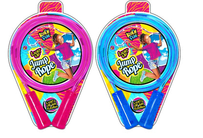 Kool N' Fun Light Up Jump Rope, Assorted Colors