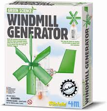 4 M Kidz Labs Green Science Windmill Generator Kit