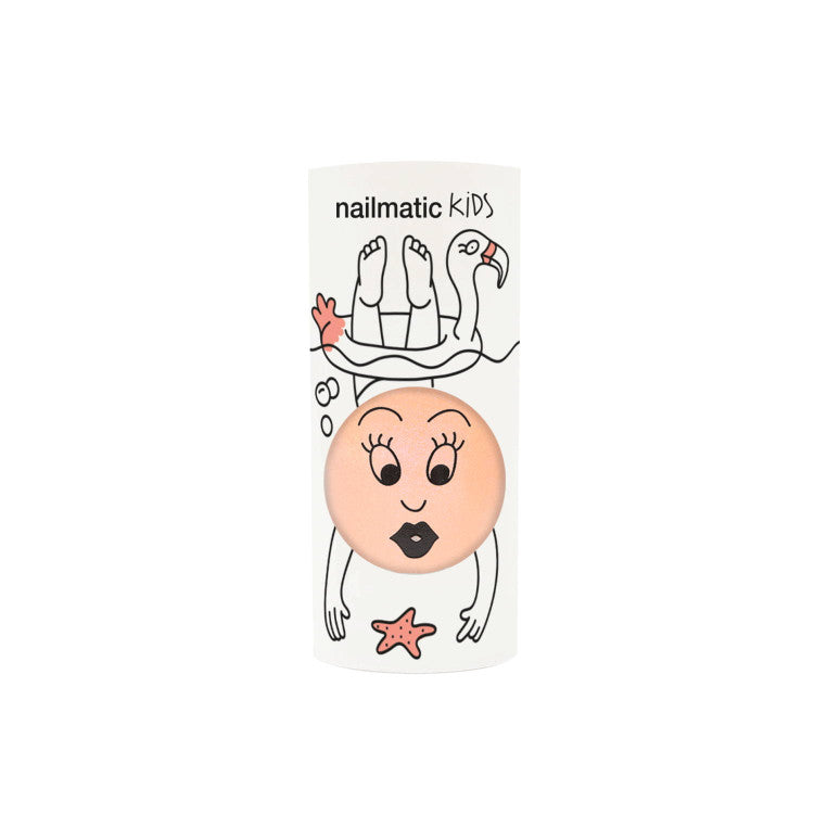 Kids Nail Polish -Flamingo - Pearly neon corail