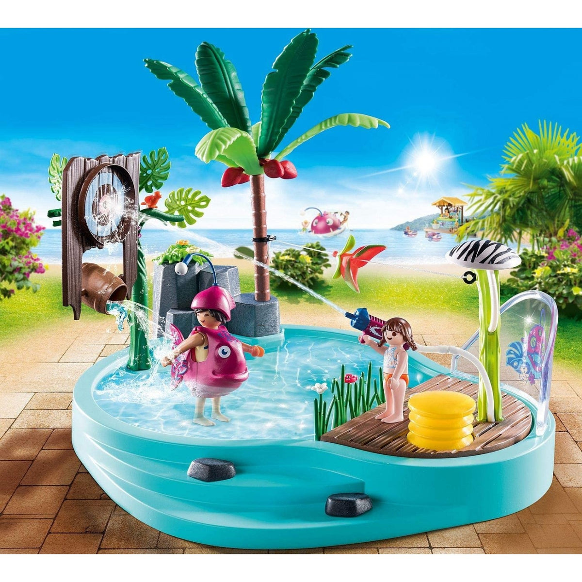 Playmobil Aqua Park Small Pool With Water Sprayer