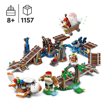 Lego Dreamz Super Mario Diddy Kong's Mine Cart Ride 1151 Pcs