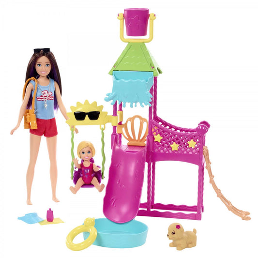 Barbie First Jobs Skipper Doll and Waterpark Playset