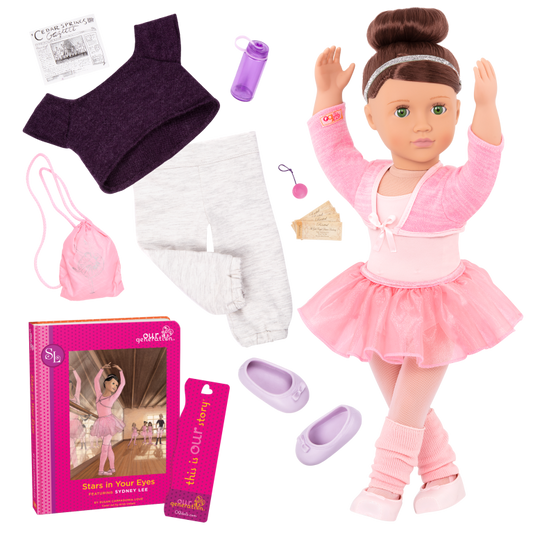 Sydney Lee Deluxe Doll with Book